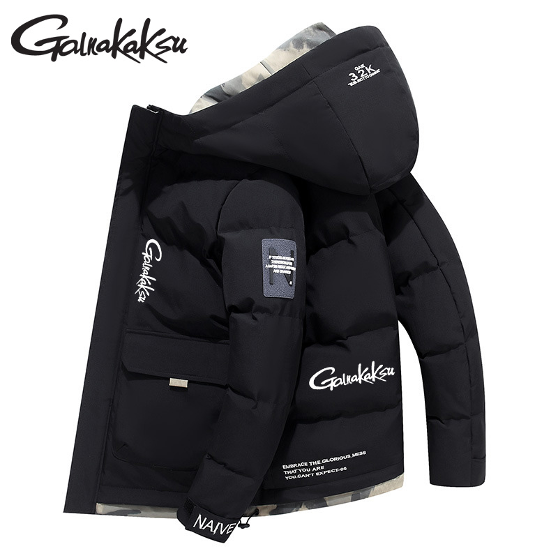 Outdoor Sport Coat - Veste de pêche à capuche épaisse