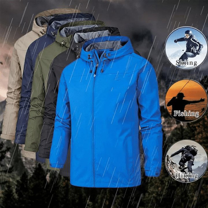 Outdoor Sport Coat - Veste coupe-vent imperméable unisexe, veste d'alpinisme