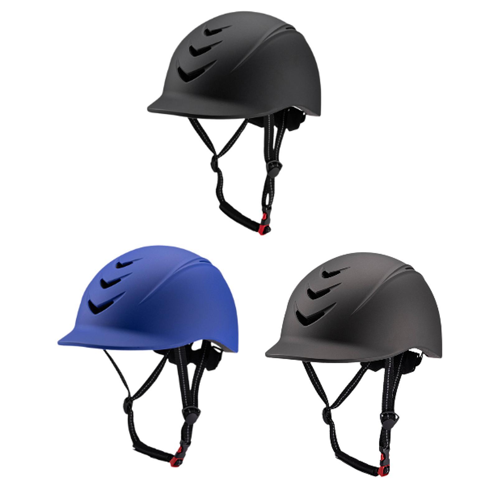 Equestrian Helmet - Casque d'équitation réglable, résistant aux chocs,