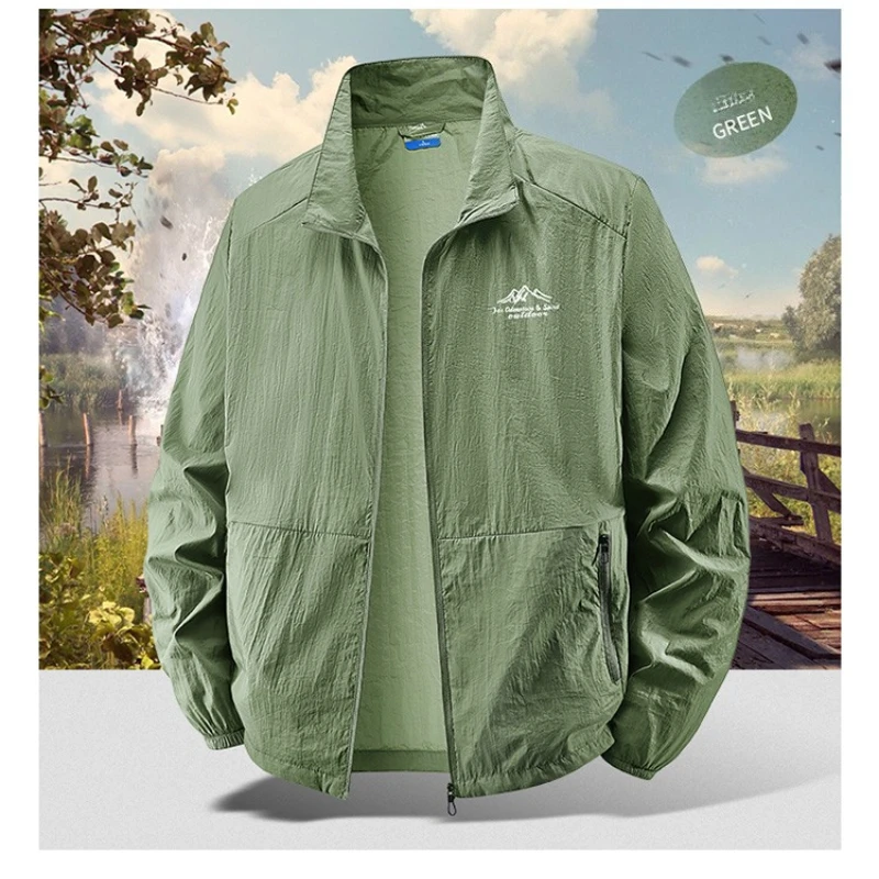 Outdoor Sport Brand Jacket - Vestes UPF50+ pour hommes, veste légère
