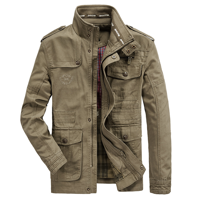 Outdoor Sport Waterproof Jacket - Veste militaire décontractée pour hommes, col