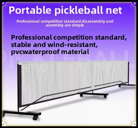 Outdoor Sports Net - Filet de pickleball professionnel portable, filet