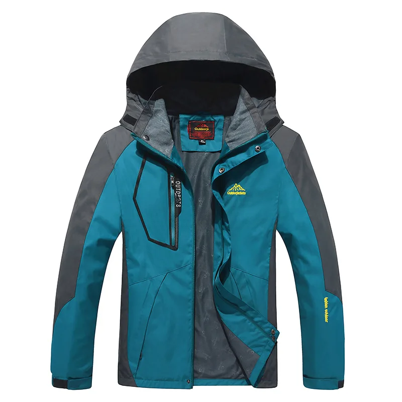 Outdoor Sport Waterproof Jacket - 8XL printemps automne veste femmes hommes