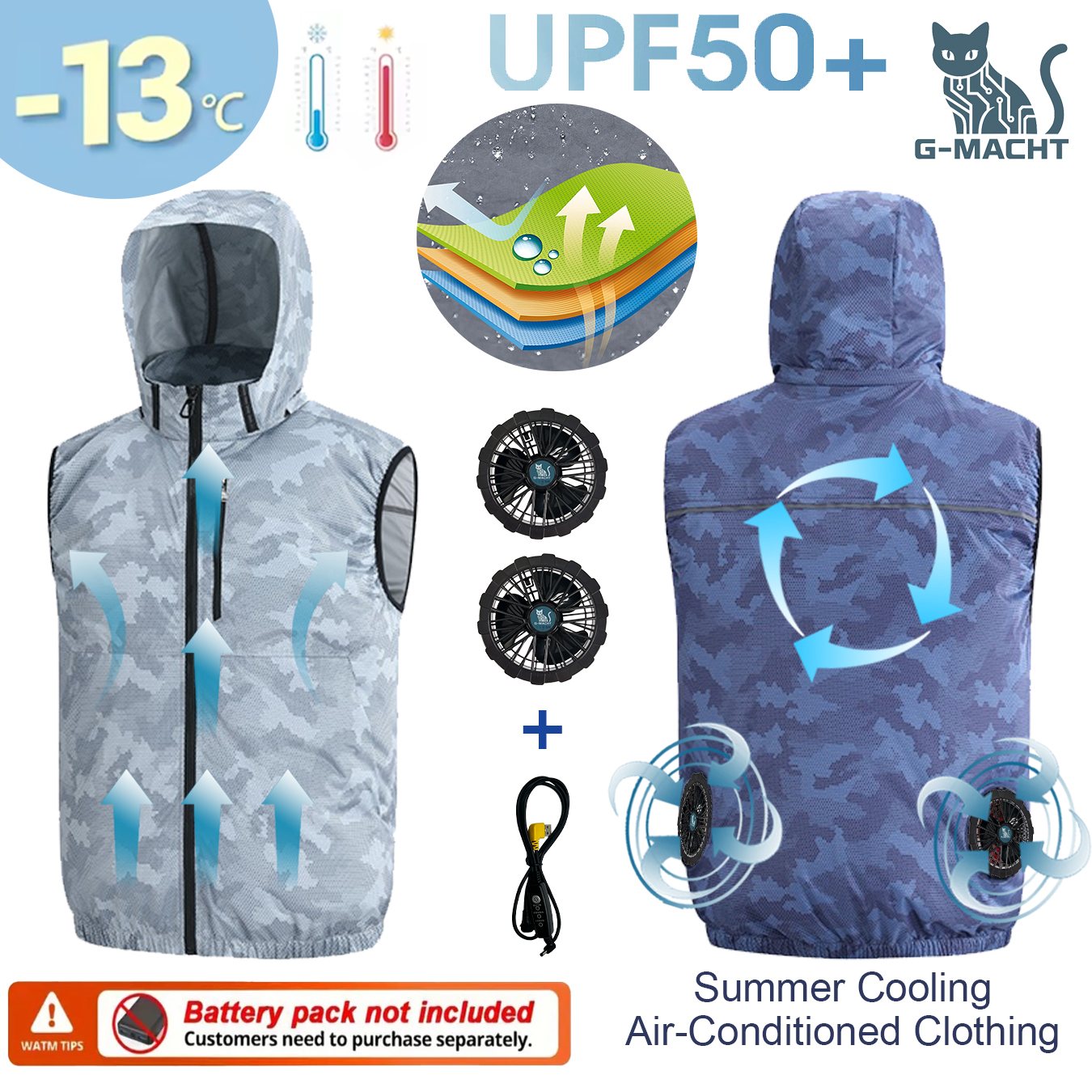 Gilet de sport d'été 12V/5V av - Outdoor Sport Brand Jacket avis et prix