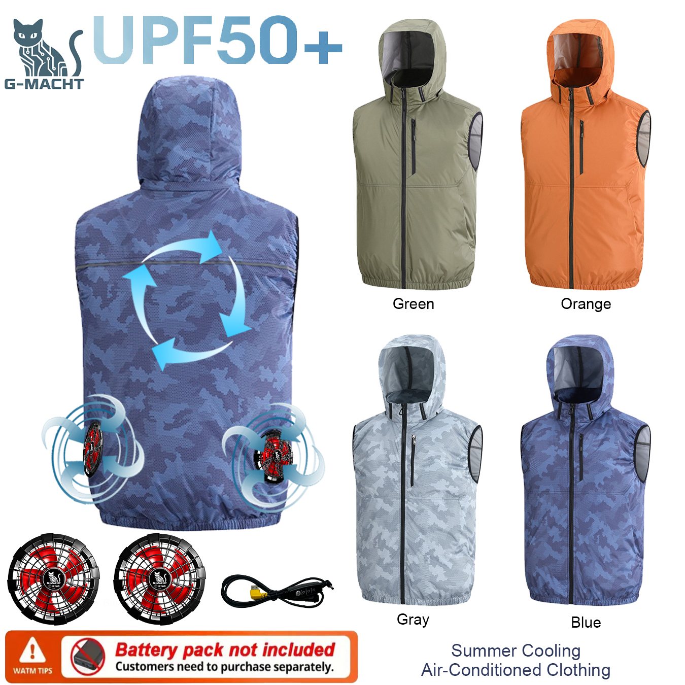 Ventilateur de sport d'été 12V - Outdoor Sport Brand Jacket avis et prix